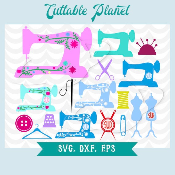 Download Sewing Machine Svg Monogram Sewing Machine Svg Needle Svg Etsy