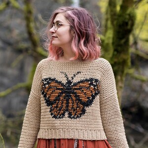 The Monarch Sweater Crochet Pattern image 2