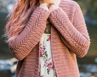 The Crossbill Cardigan Crochet Pattern