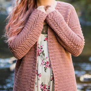 The Crossbill Cardigan Crochet Pattern image 1