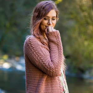 The Crossbill Cardigan Crochet Pattern image 2