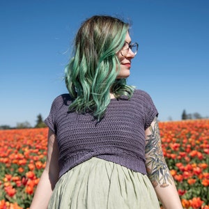 El patrón de crochet de cultivo Chickadee