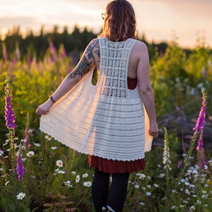 The Egret Vest Crochet Pattern