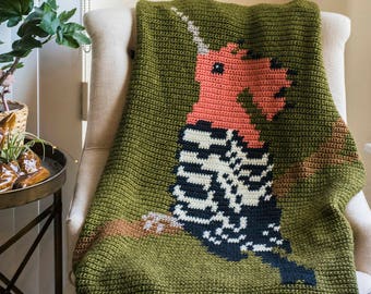 The Hoopoe Blanket Crochet Pattern