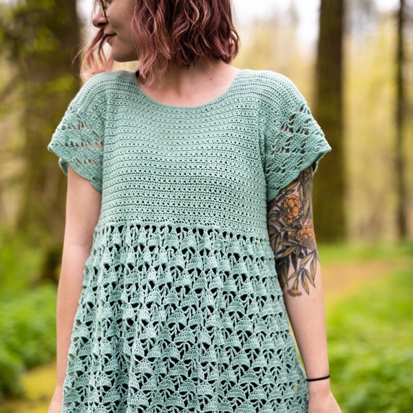 La sterne - Robe tunique au crochet