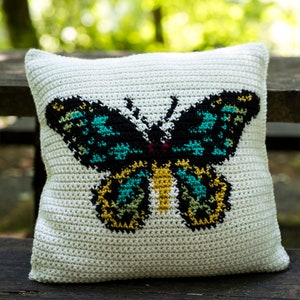 The Birdwing Pillow Crochet Pattern