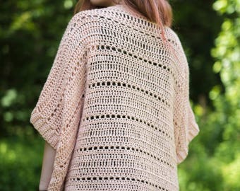 The Rosefinch Cardigan Crochet Pattern