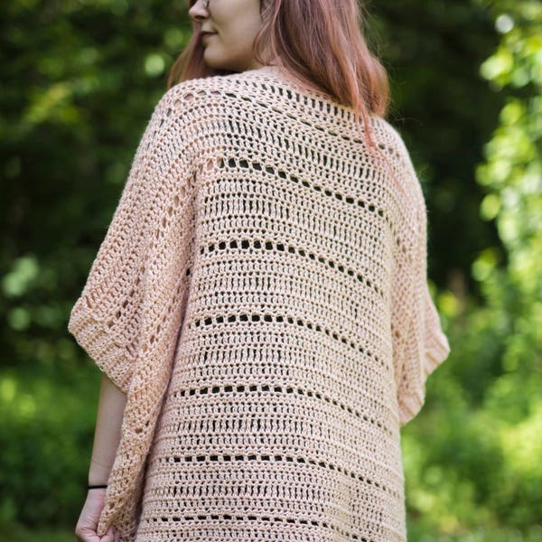 The Rosefinch Cardigan Crochet Pattern