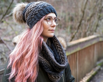 PATTERN PACKAGE - the Sparrow Beanie and the Savannah Sparrow Cowl