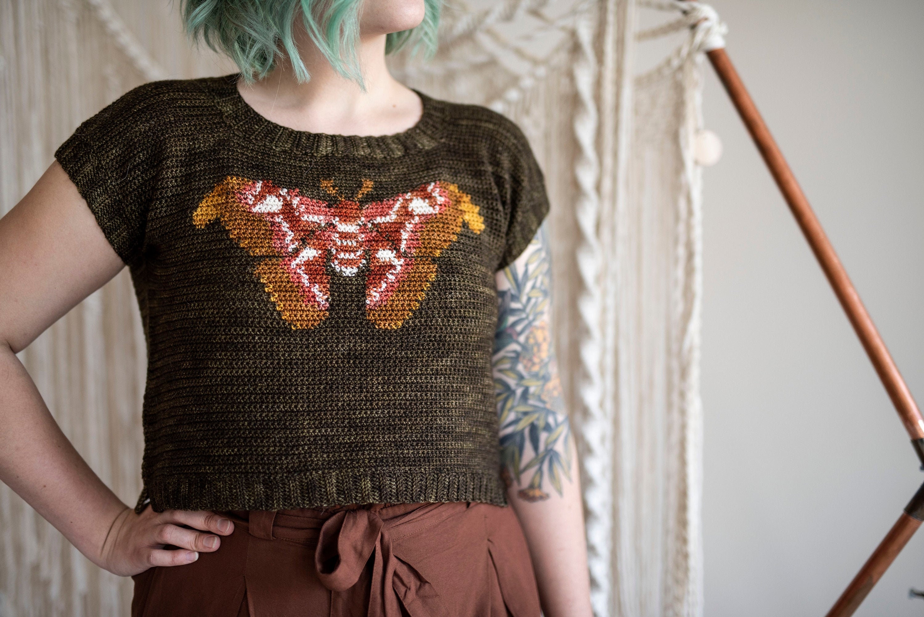 ATLAS CROCHET TOP main image 1