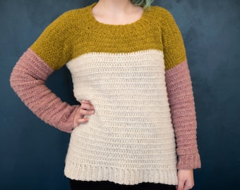 The Spoonbill Sweater Crochet Pattern