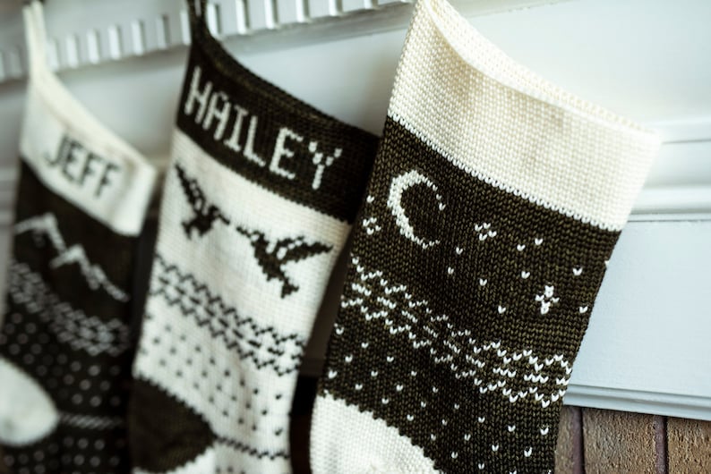 The Forest Fair Isle Stocking Crochet Pattern image 4