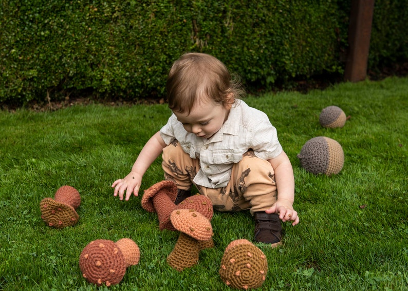 Amanita Strike Bowling Set Crochet Amigurumi Pattern image 8