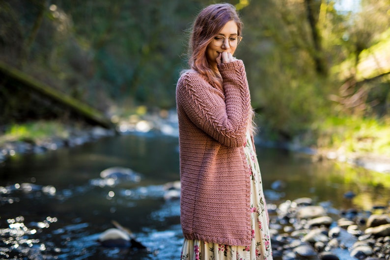 The Crossbill Cardigan Crochet Pattern image 2