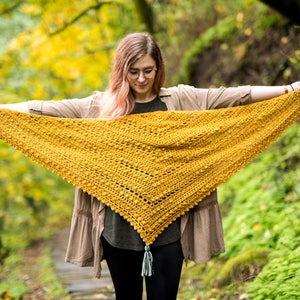 The Meadowlark Triangle Scarf Crochet Pattern image 3