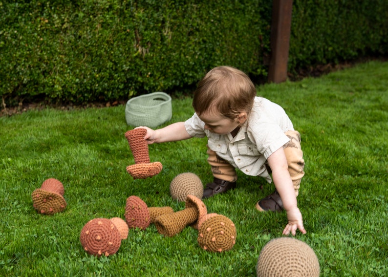 Amanita Strike Bowling Set Crochet Amigurumi Pattern image 9