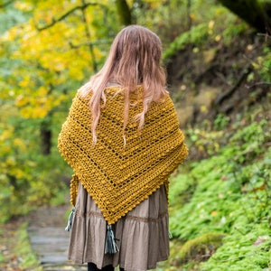 The Meadowlark Triangle Scarf Crochet Pattern image 4