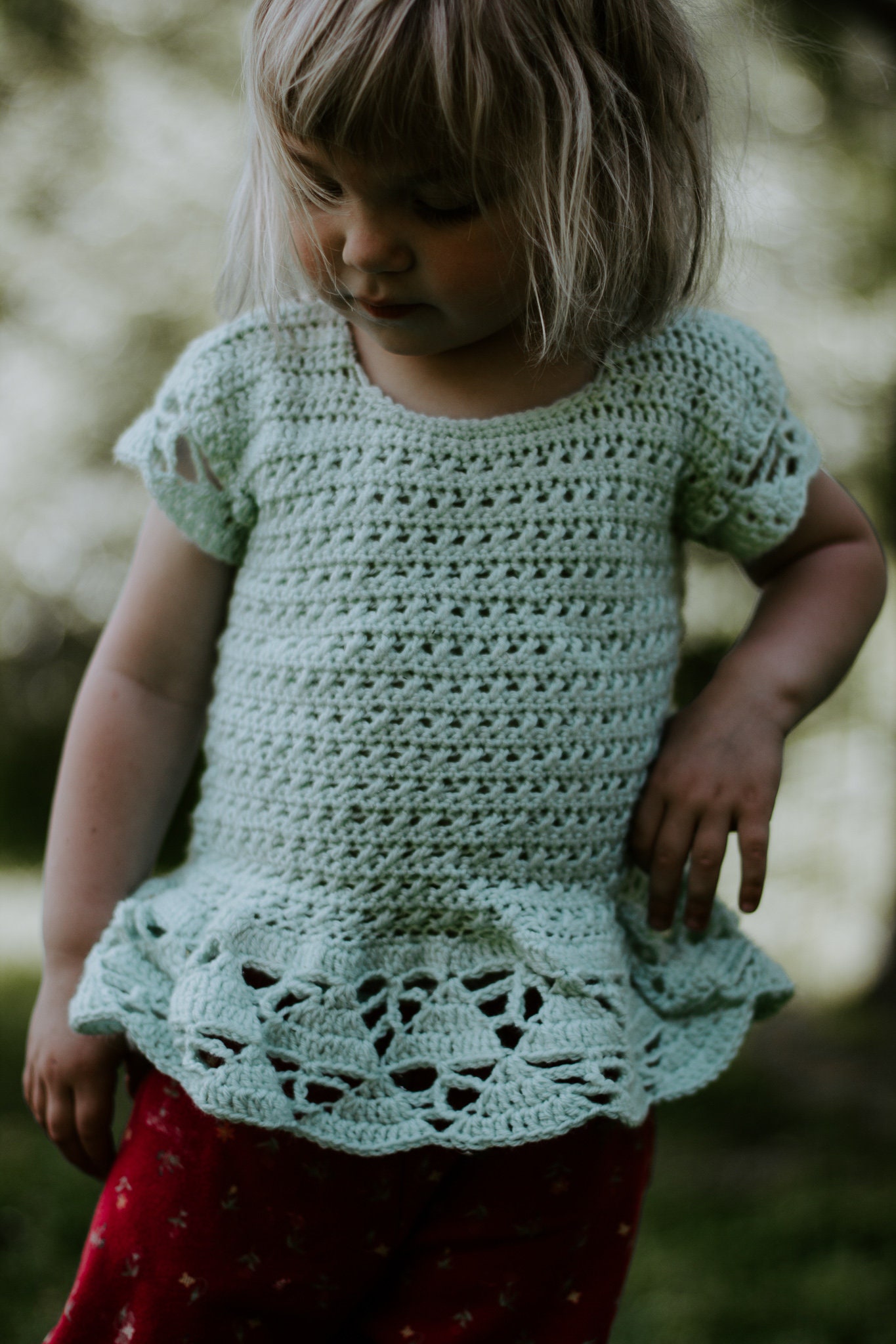 white christmas dresses Pinku Jane Babydoll Top, Tunic, or Dress Doll Clothes Crochet Pattern For  12