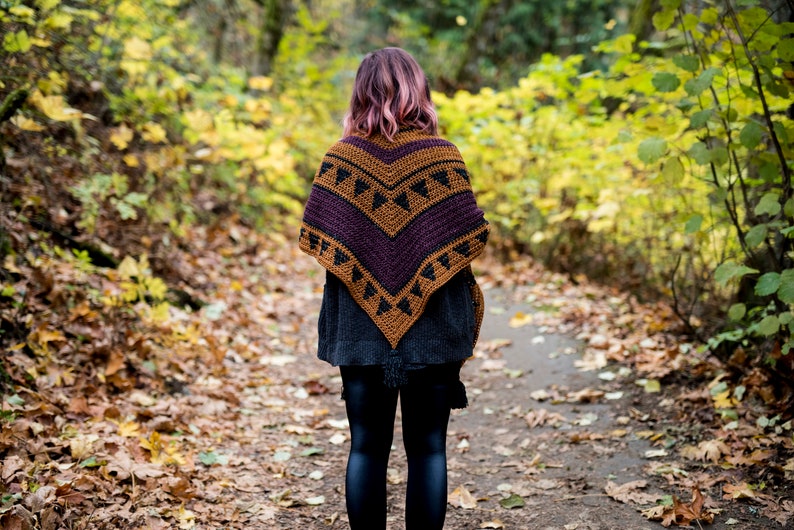 The Oriole Triangle Scarf Crochet Pattern image 5