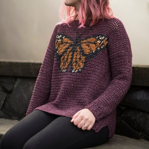 The Monarch Sweater Crochet Pattern image 7