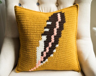 Le motif au crochet du coussin scintillant