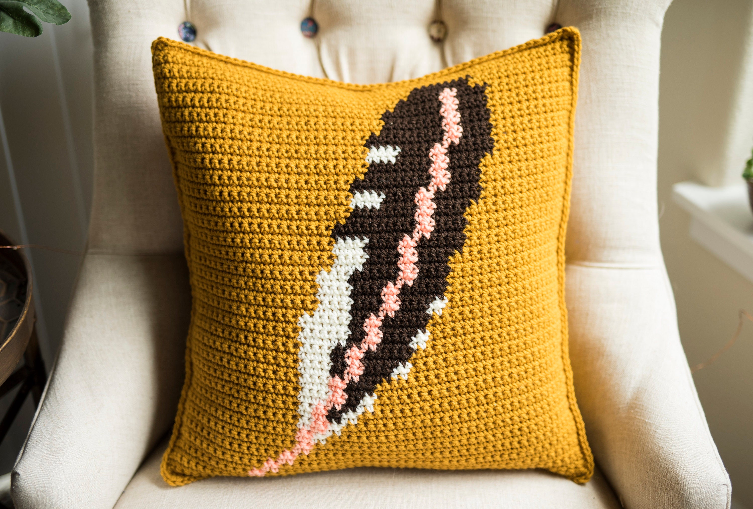 The Birdwing Pillow Crochet Pattern
