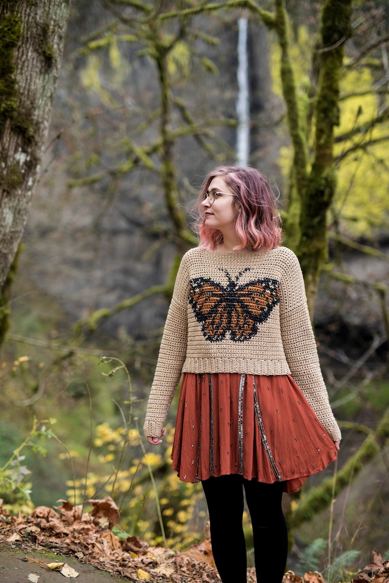 The Monarch Sweater Crochet Pattern image 2