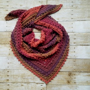 The Meadowlark Triangle Scarf Crochet Pattern image 8