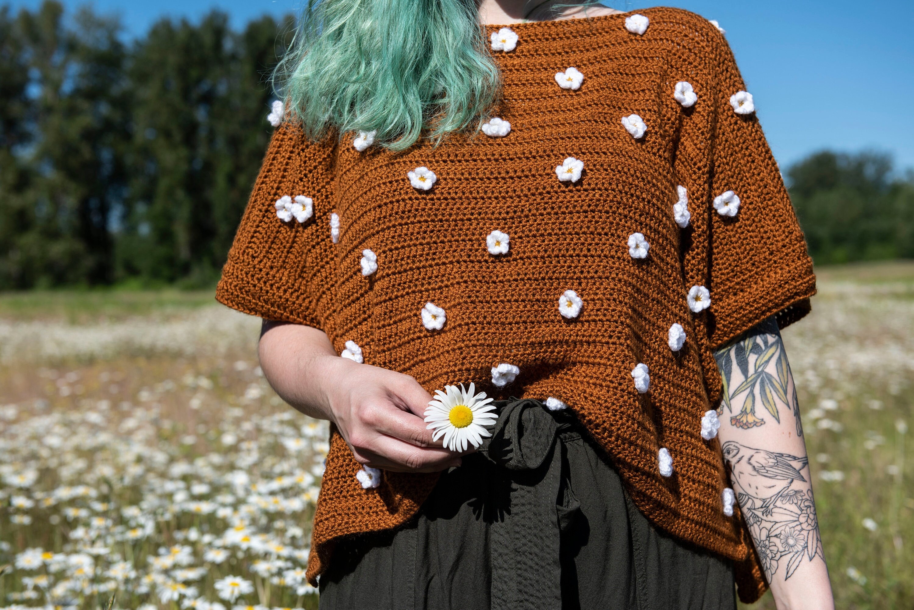 The Daisy Chain Tee Crochet Pattern