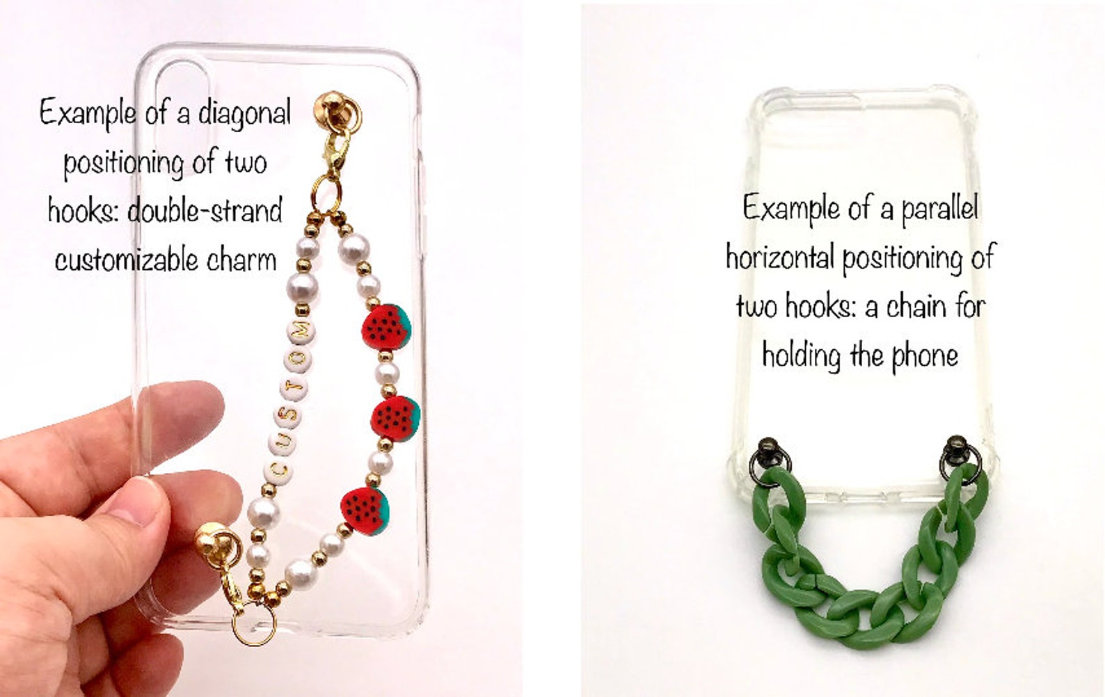 Mini phone hook cute cell phone charm hanger phone charm ring Etsy