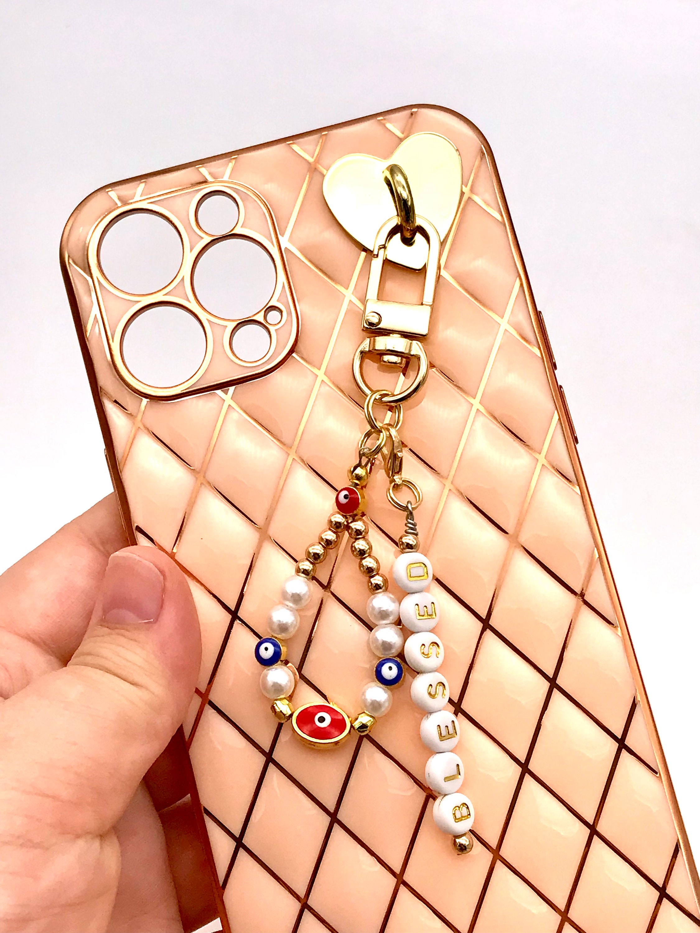 8 Ciondoli Portafortuna A Forma Di Occhio Maligno - Realizzati A Mano In Vetro, Portachiavi Per Telefono E Borsa, 2 Colori, Lunghi 11,5 Cm - 4