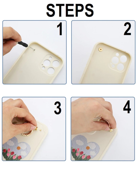 Cell Phone Wrist Strap 10-Pack Kawaii Phone Charms Cute Alloy