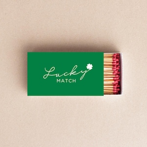 St. Patrick's Day Matchbox Feestartikelen Iers feestdecor en barwagenaccessoires