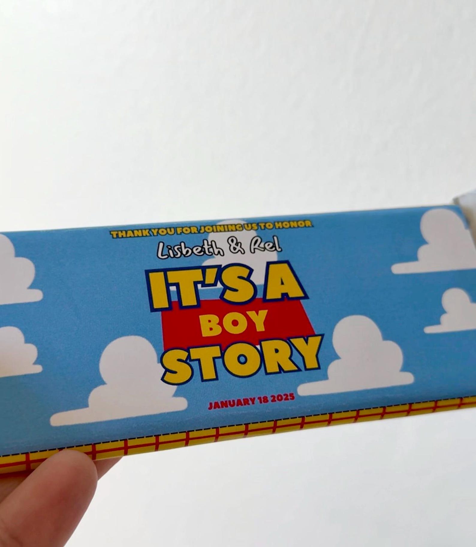 It’s a Boy Story Chocolate Bar Wrapper Digital Download Toy-inspired ...