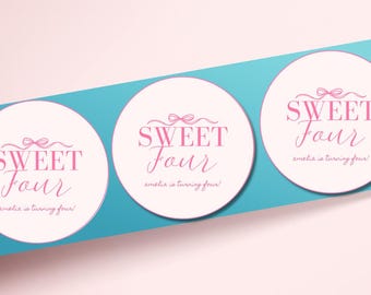 Sweet Four - Pink Bows