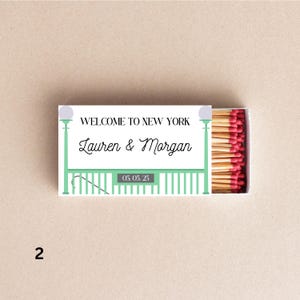 Custom New York Matchboxes
