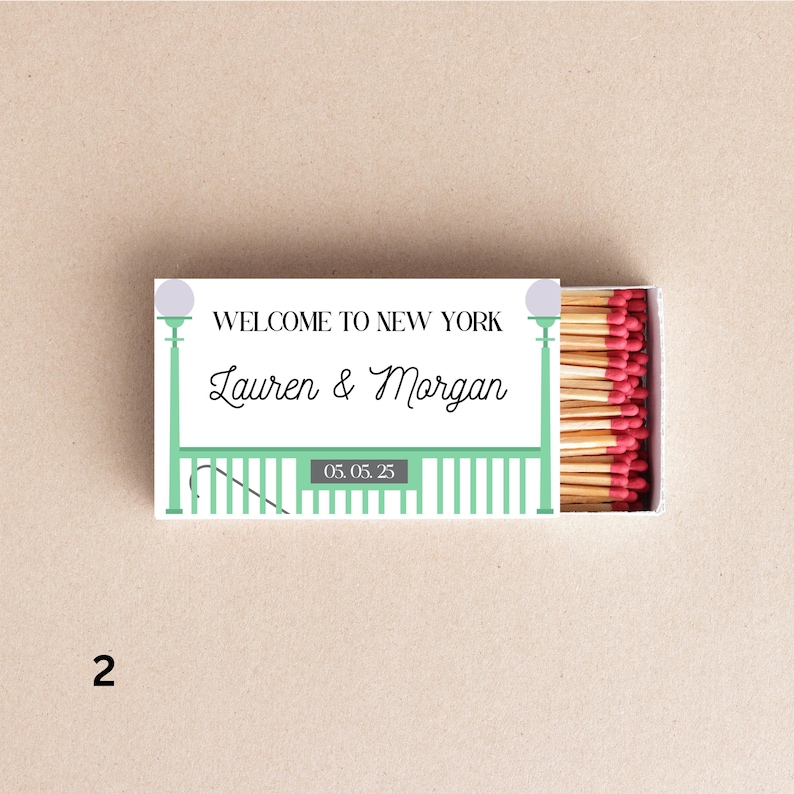 Custom New York Matchboxes