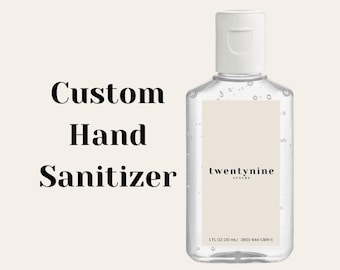 Hand Sanitizer with Custom Labels Customizable Sanitizer Bottles
