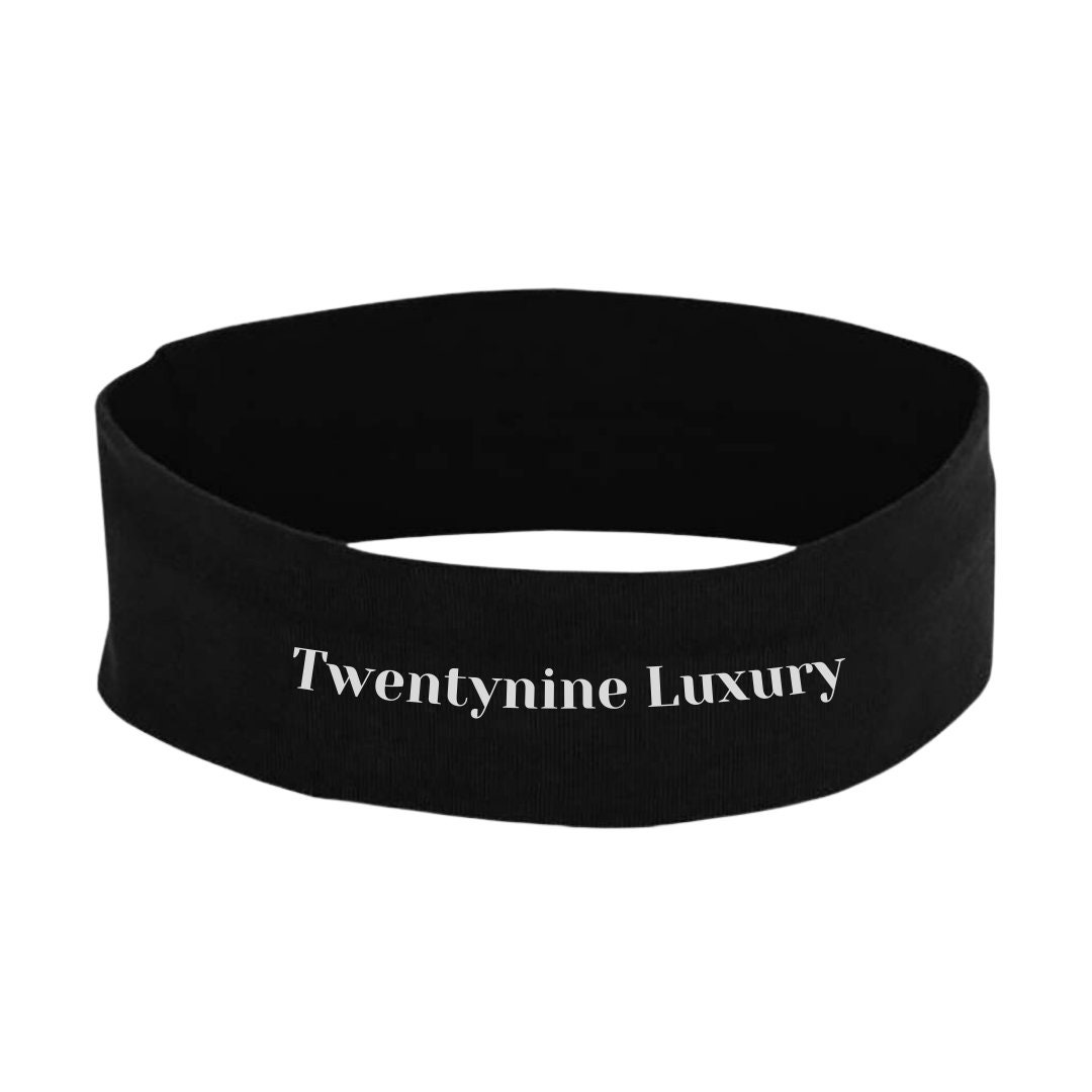 Custom Logo Headbands Custom Black Headbands Etsy