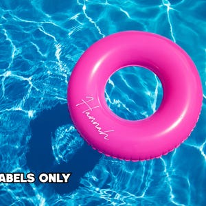 Pool Float Etiketten Pool Float Aufkleber Sommer Etiketten Brautetiketten | NUR ETIKETTEN |