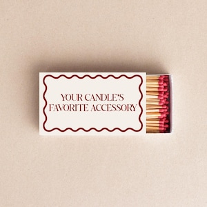 Your Candle’s Favorite Accessory Matchbox Aesthetic Matchbox Candle Lover Gift Minimal Matchbox Home Decor Matches