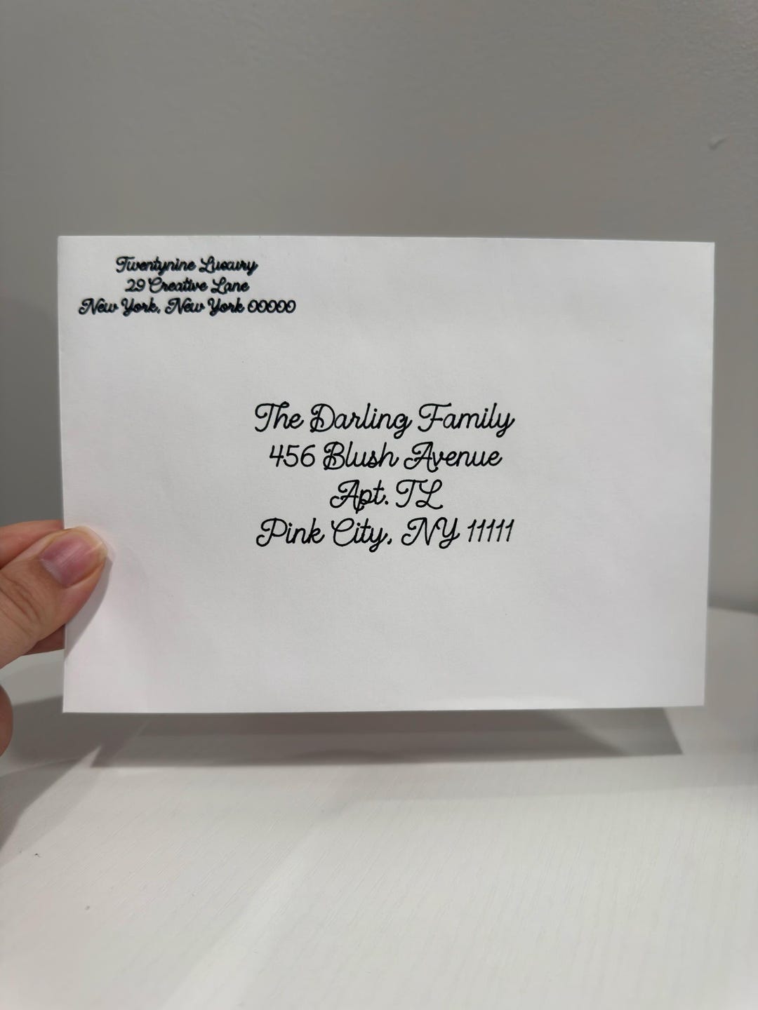 Custom Envelope Addressing Service Handwritten Style Addresses Wedding ...