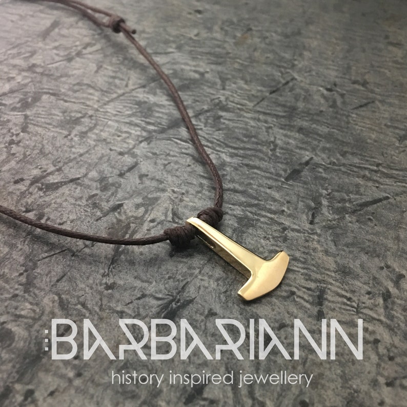 XL Thor's Hammer From Tissø Museum Replica Solid Etsy