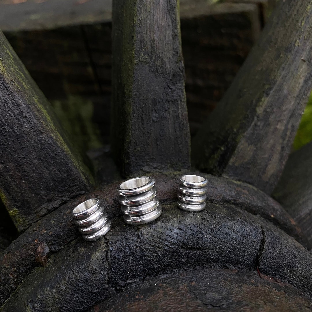 Skoll XL - Viking Beard Ring / Bead - 8,5 Mm Inner Diameter - 925 ...