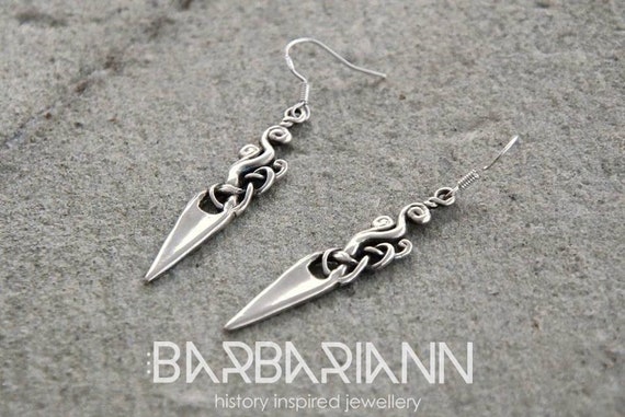 Viking style deals earrings