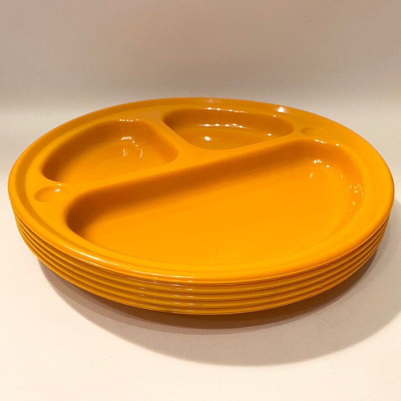 Vintage Plastic Camping Cups and Plates Bundle Etsy