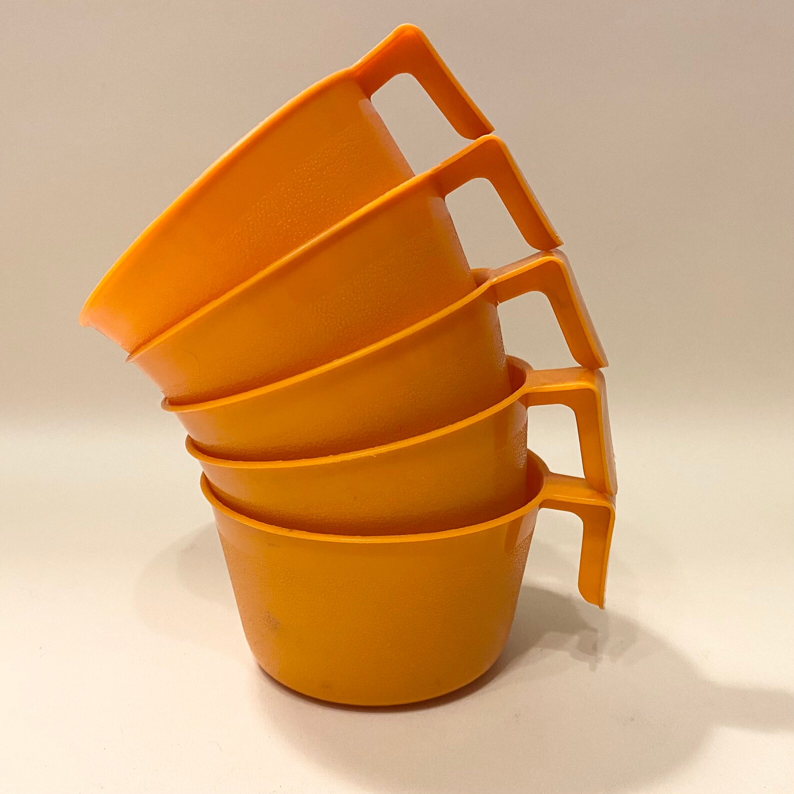 Vintage Plastic Camping Cups and Plates Bundle Etsy