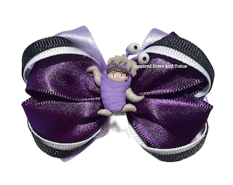 Monster Boo Inspired Mini Hair Bow