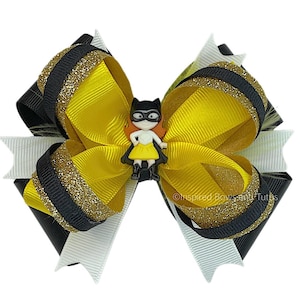 Super Hero Inspired Large Hair Bow