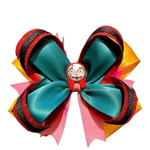 Nightmare Inspired Large Hair Bow